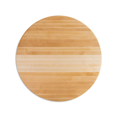 John Boos Board 18" Round Reversible Cutting Board & 3 Piece Maintenance Oil Set - VMInnovations