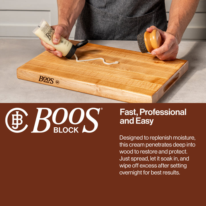 John Boos Butcher Block Board Natural Moisture Cream, 5 Oz (3 Pack) (Open Box)