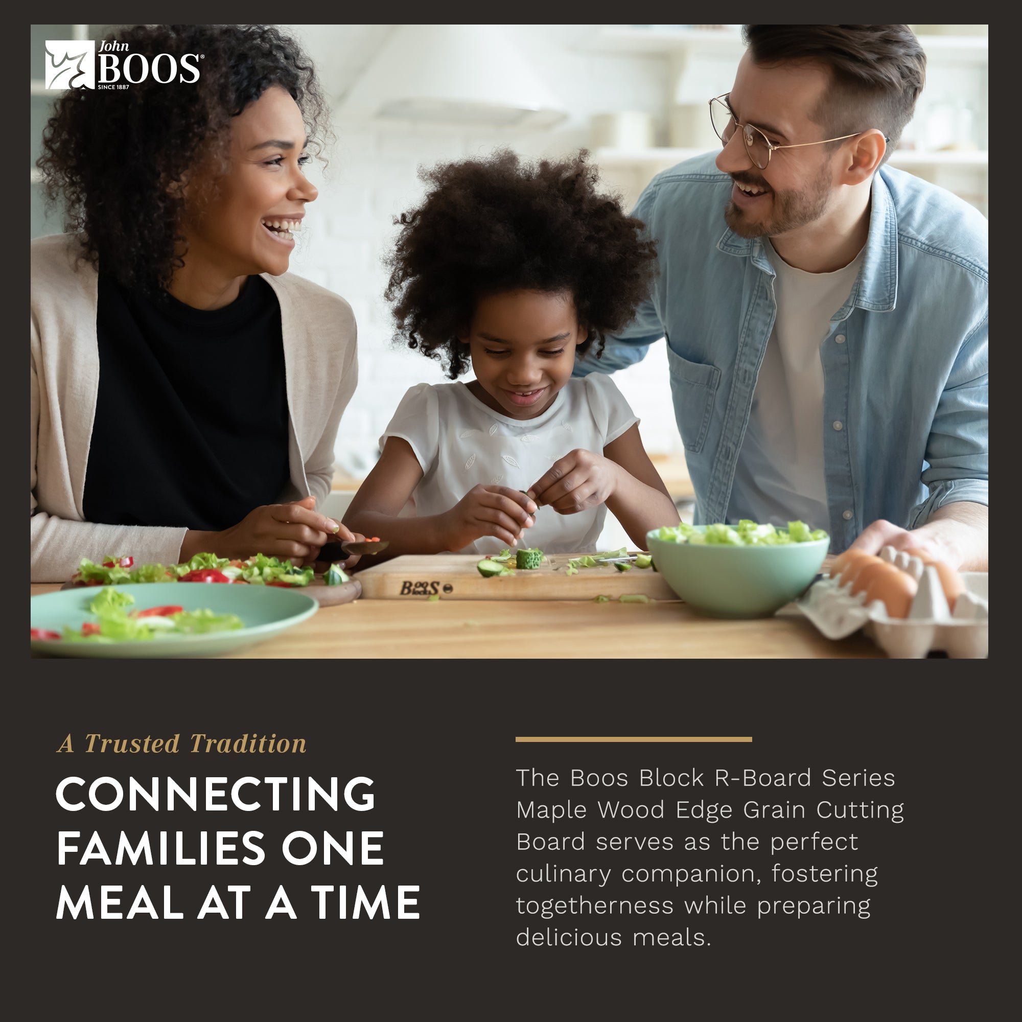 John Boos Maple Wood Edge Grain Reversible Cutting Board, 18"x12"x1.5"(Used) - VMInnovations
