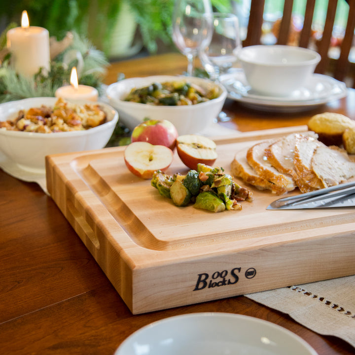 John Boos Maple Wood Edge Grain Cutting Board, 20 x 15 x 2.25 Inches (Open Box)