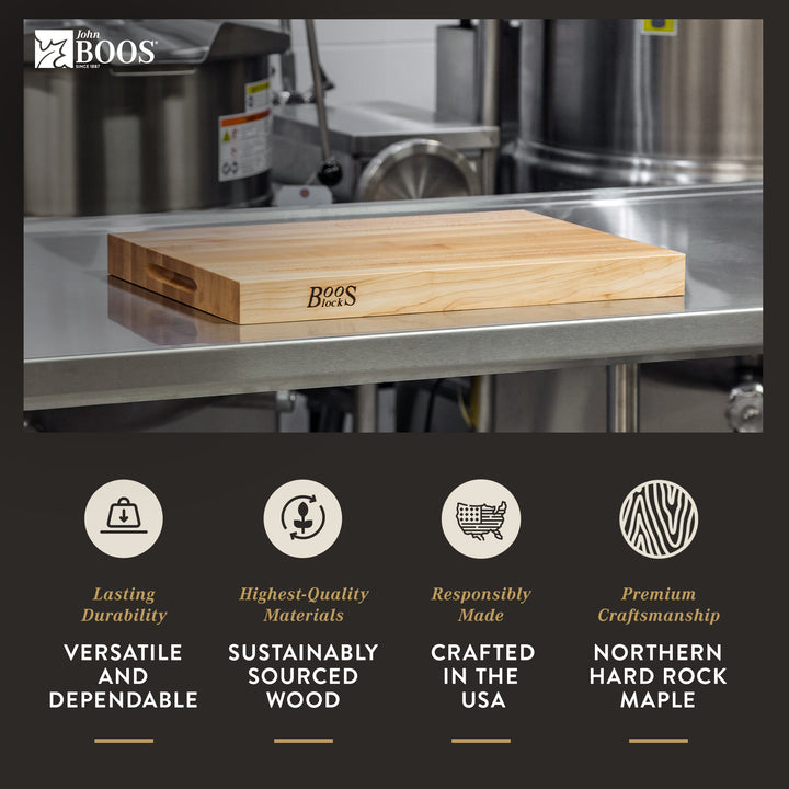 John Boos Platinum Commercial Series Maple 20 x 15" Cutting Board (Open Box)
