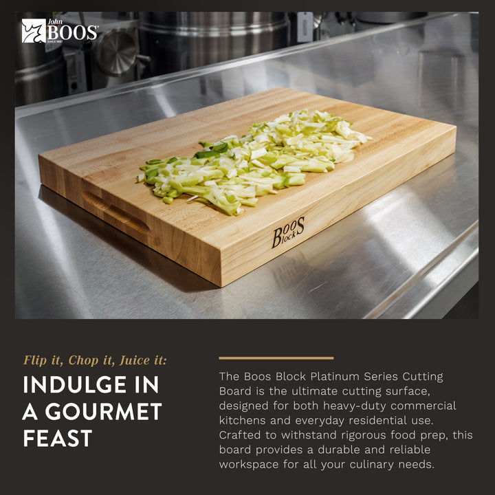 John Boos Platinum Commercial Series Maple 20 x 15" Cutting Board (Open Box)