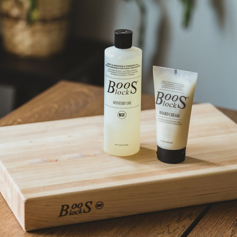 John Boos Mystery Oil and Moisture Cream for Butcher Blocks and Cutting Boards