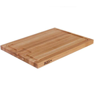 John Boos Cutting Board Bundle with 18" Au Jus Board and Maintenance Care Kit - VMInnovations