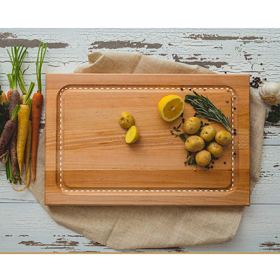 John Boos Maple Juice Groove Cutting/Carving Board w/ Maintenance Oil 3 Pack - VMInnovations
