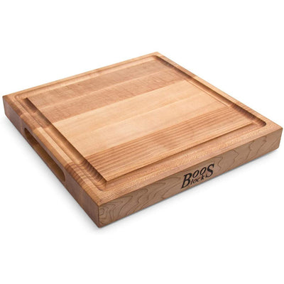 John Boos Block 12x12" Square Cutting/Carving Board and Board Maintenance Set - VMInnovations
