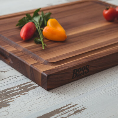 John Boos Reversible 17 x 21" Cutting Board with 3 Piece Maintenance Oil Set