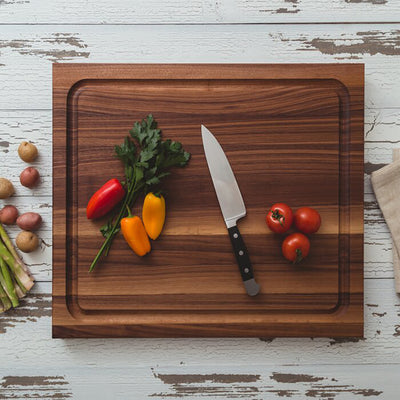 John Boos Reversible 17 x 21" Cutting Board with 3 Piece Maintenance Oil Set