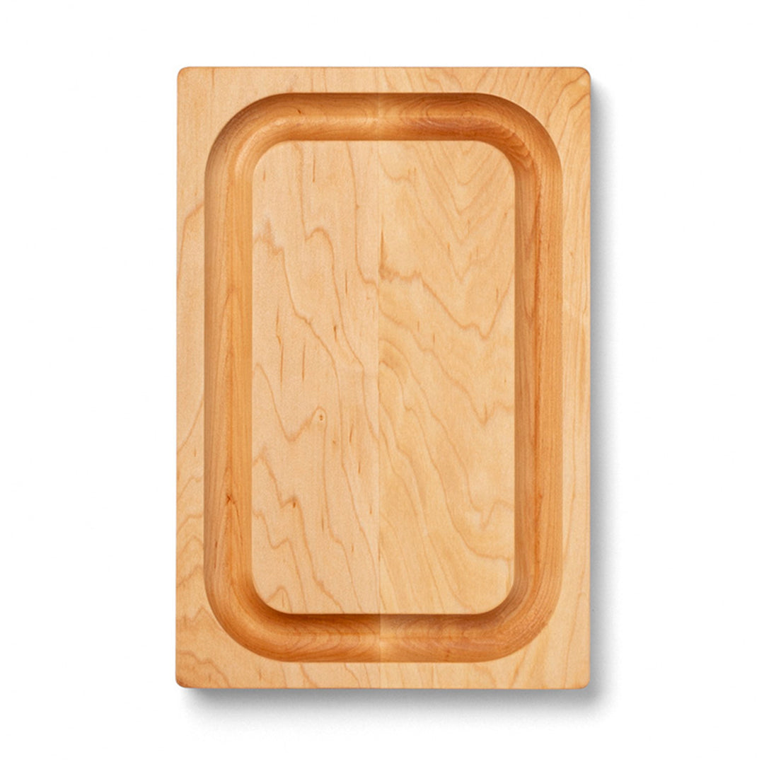 John Boos Chop N Slice Maple Wood Edge Grain Cutting Board, 8" x 12" x 1.25"
