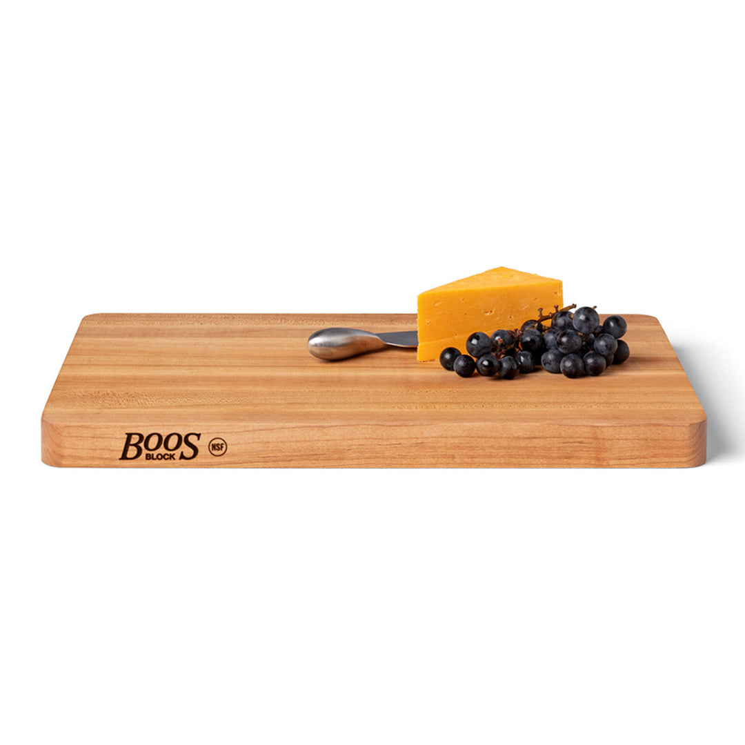 John Boos Chop N Slice Large Maple Wood End Grain Cutting Board, 18"x12"x1.25"