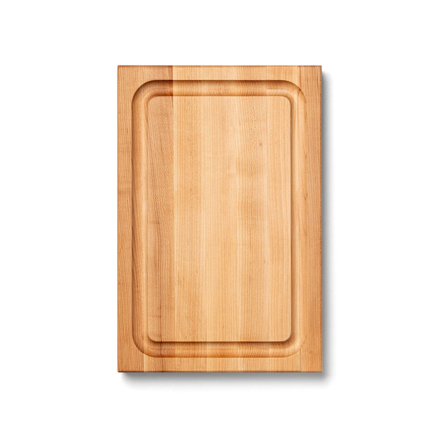 John Boos BBQ Collection Reversible Wood Cutting Board w/Juice Groove, Maple - VMInnovations