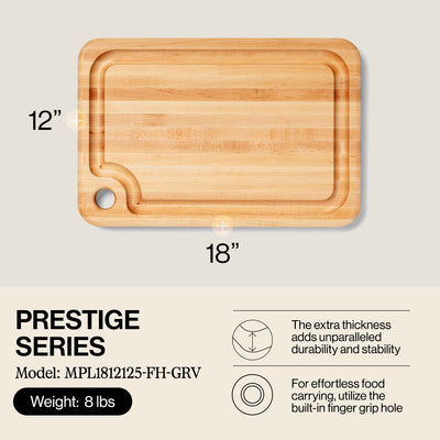 John Boos Block 18 x 12" Maple Wood Reversible Cutting Board (Open Box) - VMInnovations