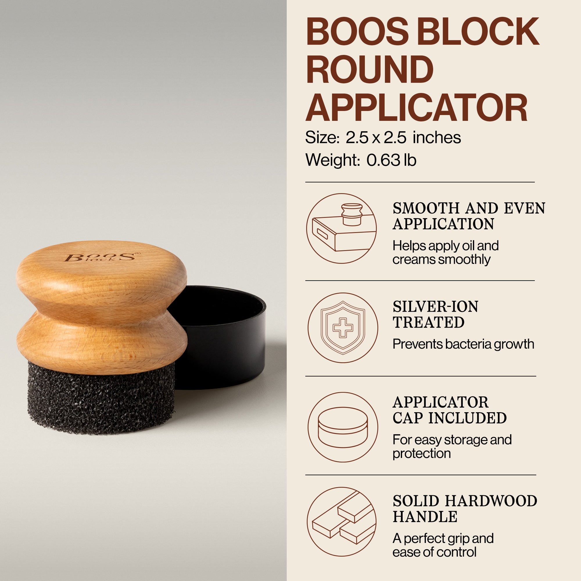 John Boos 3pc Maintenance Set with Mystery Oil, Board Cream, & Applicator (Used) - VMInnovations