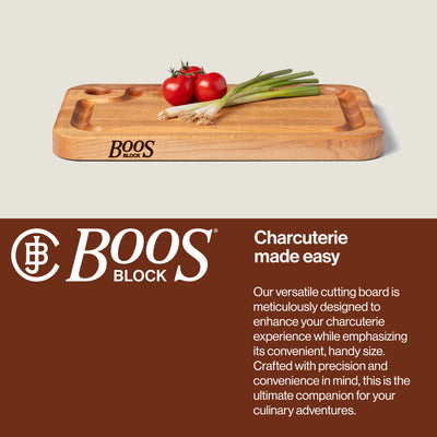 John Boos Maple Wood Edge Grain Kitchen Cutting Board,16"x10"x1.25"(Used) - VMInnovations