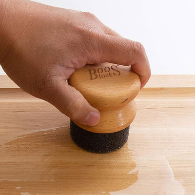 John Boos Butcher Block Oil & Cream Applicator for Wood, Beechwood (Open Box) - VMInnovations