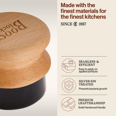 John Boos Butcher Block Oil & Cream Applicator for Wood, Beechwood (Open Box) - VMInnovations