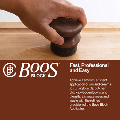 John Boos Block 128 fl oz Mystery Oil & Walnut Wood Applicator, Board Care Set - VMInnovations