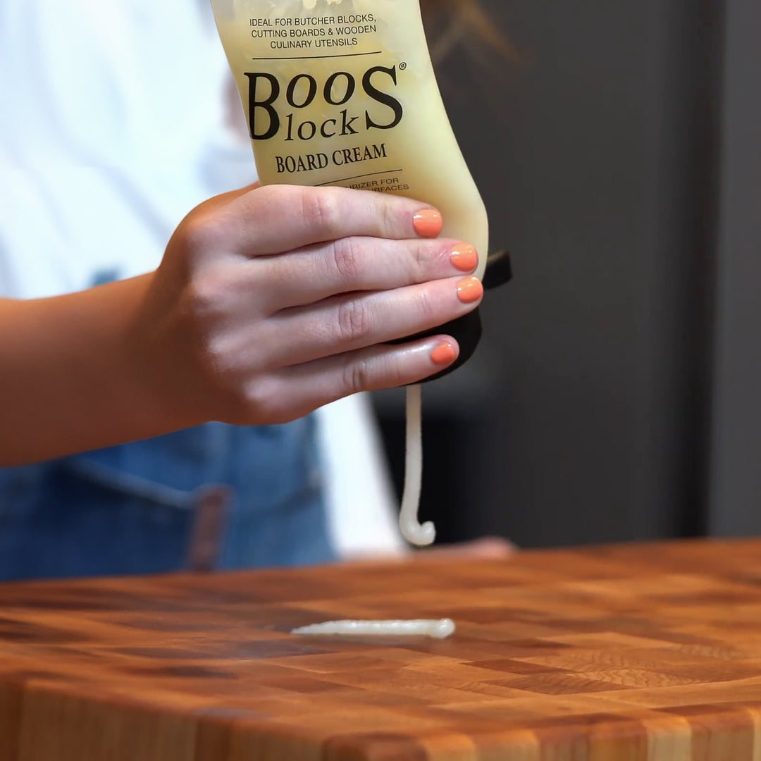 John Boos Block 5 oz Wooden Butcher Block Cutting Board Natural Moisture Cream - VMInnovations