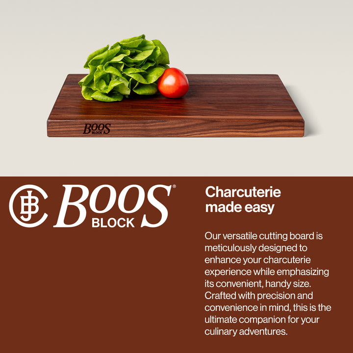 John Boos Walnut Wood Edge Grain Cutting Board, 20 x 15 x 1.5 Inches (Used) - VMInnovations