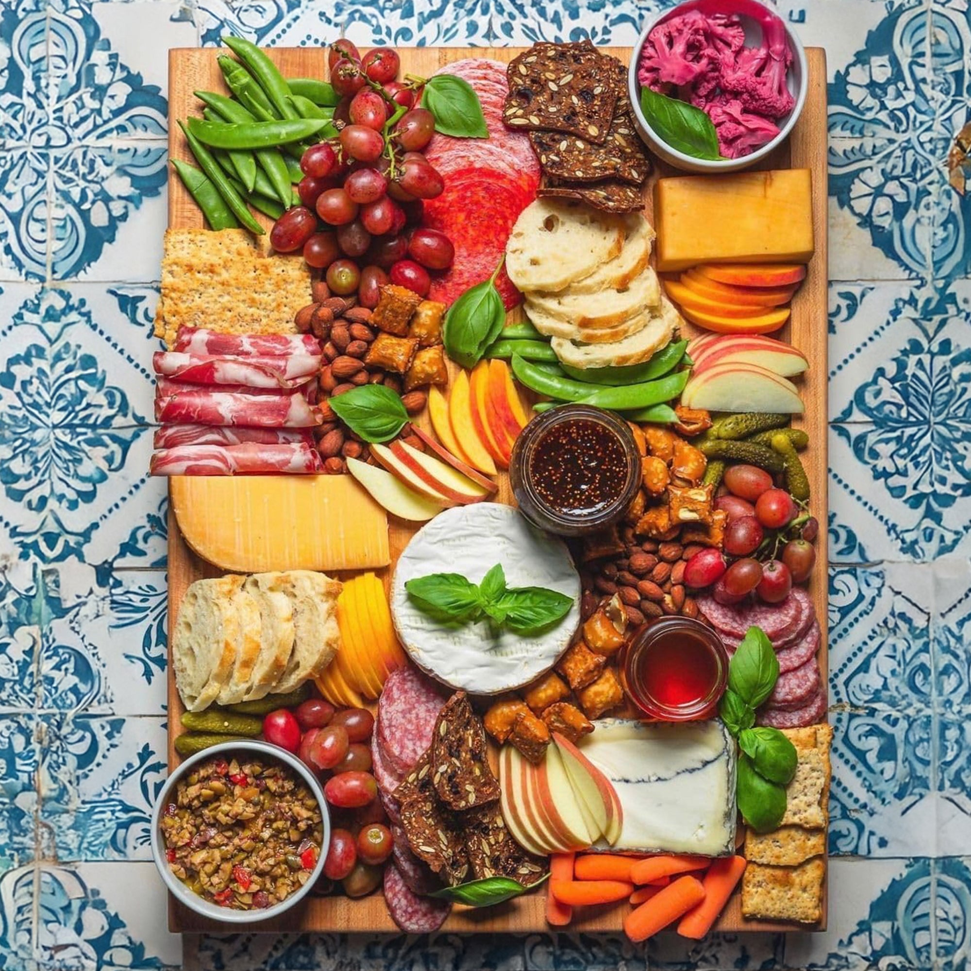 John Boos Cherry Wood Edge Grain Cutting Board for Kitchen Prep, 20"x15"x2.25"
