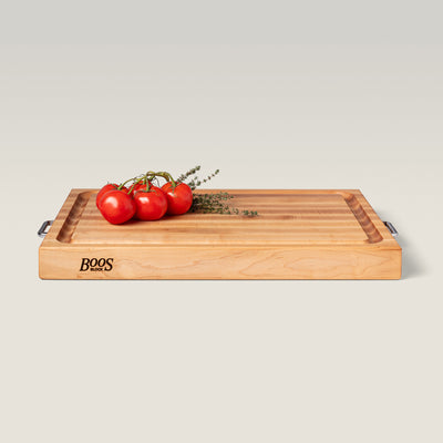 John Boos Block 24 x 18" Edge Grain Maple Wood Reversible CuttingBoard(Open Box) - VMInnovations