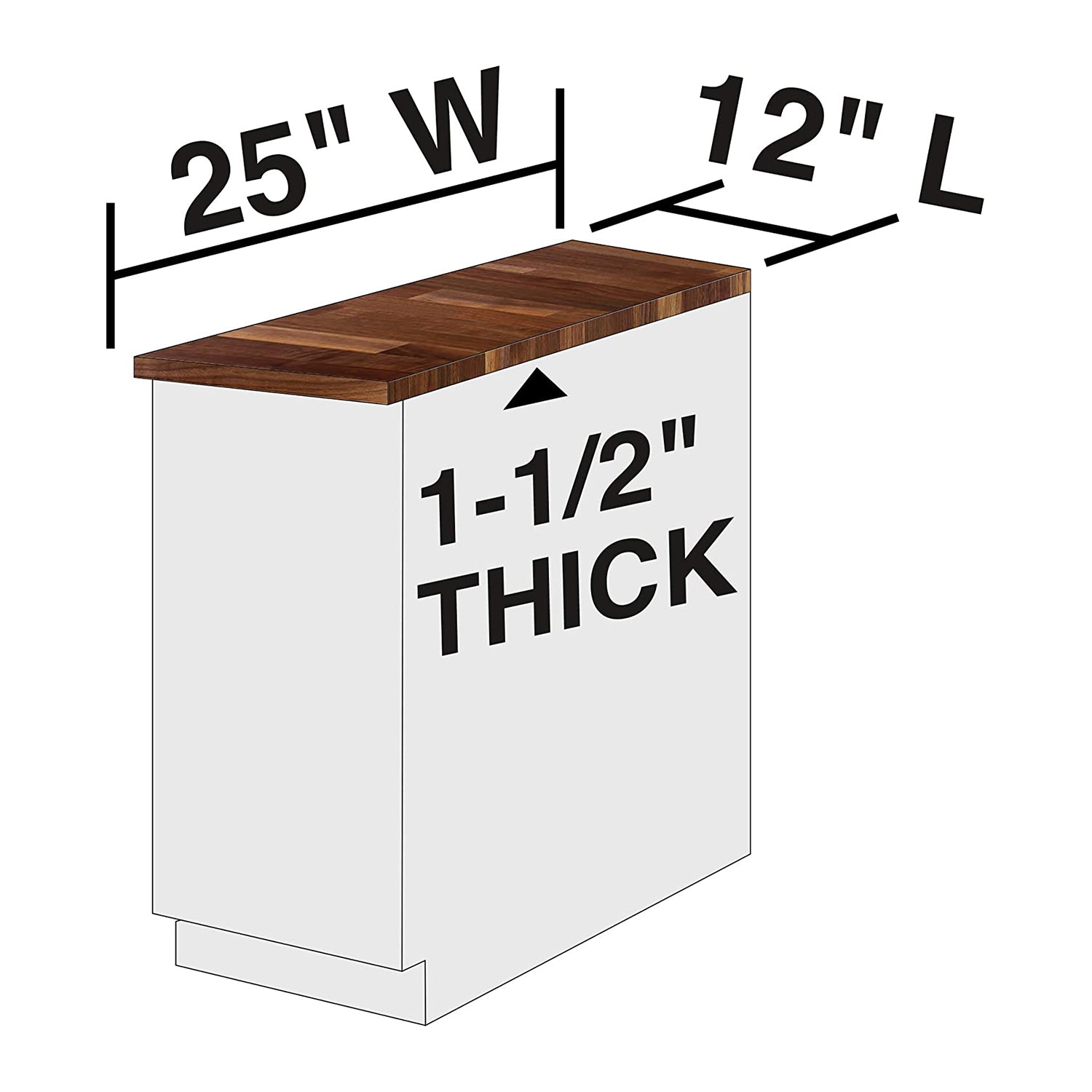 John Boos Walnut Wood 12 x 25 Inches Cutting Board and 3 Piece Maintenance Set - VMInnovations
