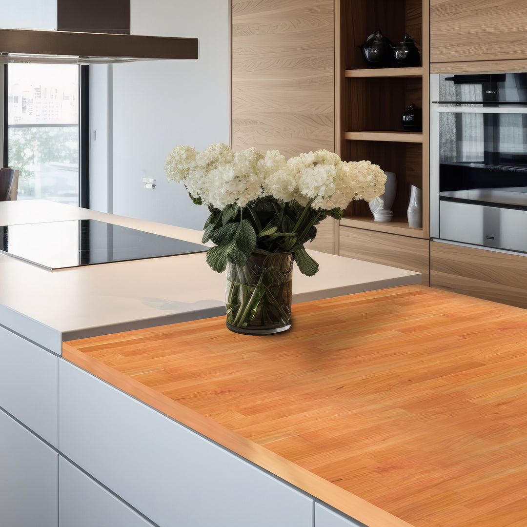 John Boos Butcher Block Kitchen Countertop, 42" x 25" x 1 1/2", Cherry