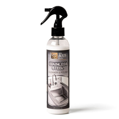 John Boos All Natural 8Oz Bottle Stainless Steel Surface Cleaner/Polish(Open Box - VMInnovations