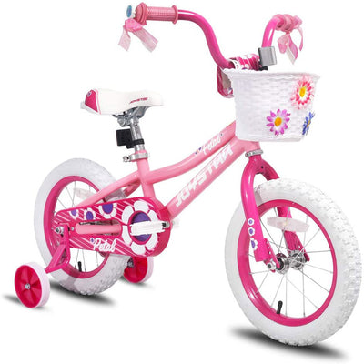 Joystar Petal 12 Inch Kids Toddler Bike Bicycle w/ Training Wheels, Ages 2 to 4