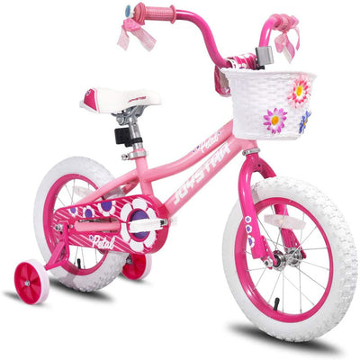 Joystar Petal 12 Inch Kids Bike Bicycle w/ Training Wheels, Ages 2 to 4 (Used)