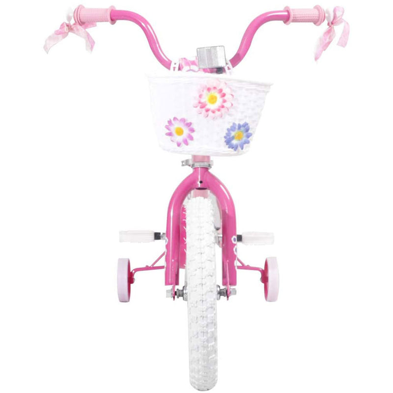 Joystar Petal 12 Inch Kids Bike Bicycle w/ Training Wheels, Ages 2 to 4 (Used)