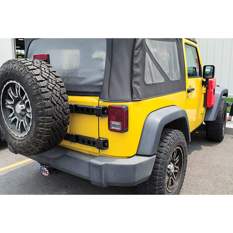 MORryde Tailgate Hinges Compatible w/Jeep Wrangler JK Models, 1 Pair (For Parts)