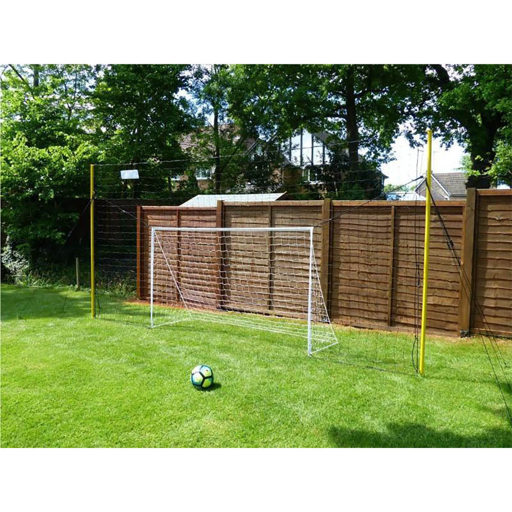 Open Goaaal Soccer Practice Net Rebounder Backstop with Goal, Junior (Used) - VMInnovations