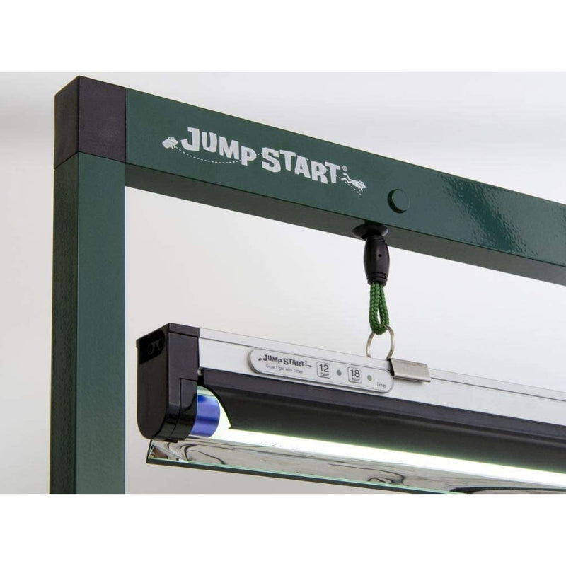 Jump Start JSV2T 24 Watt T5 Adjustable Grow Light System w/ 2 Foot Stand & Timer