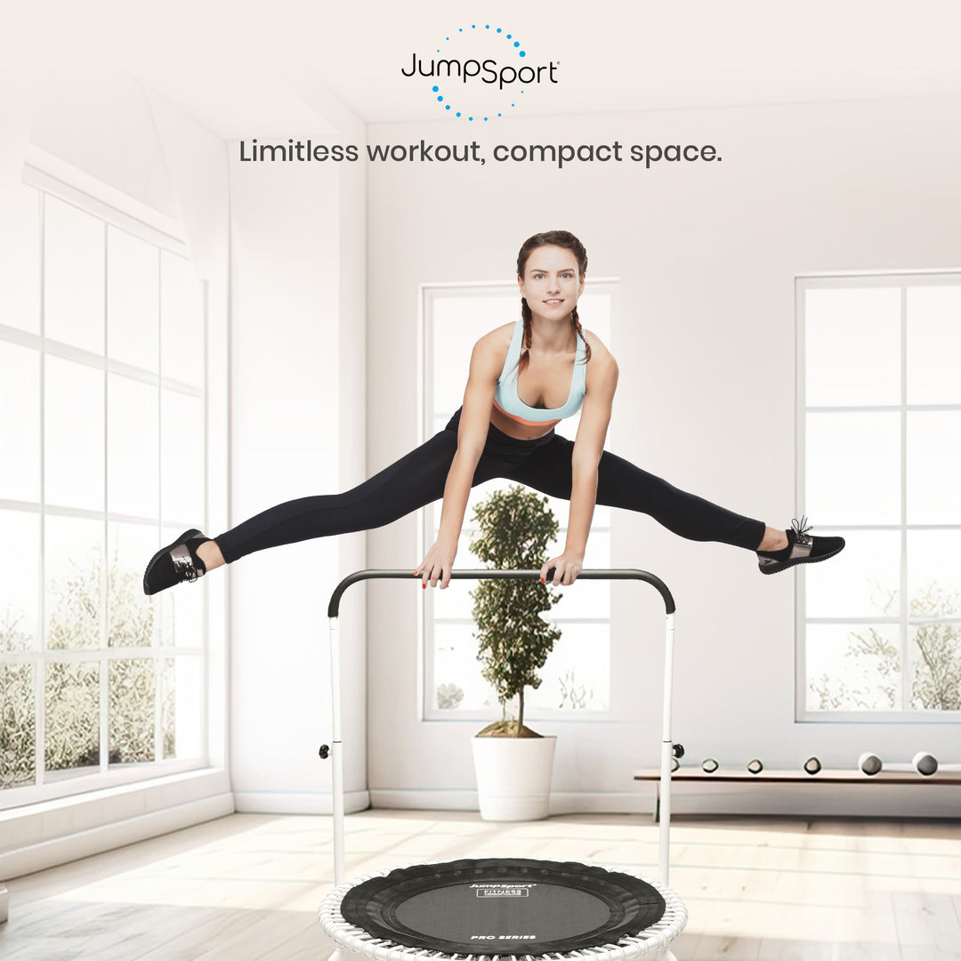 JumpSport 39" Exercise Handle Bar for Fitness Arched Leg Trampolines (Open Box) - VMInnovations