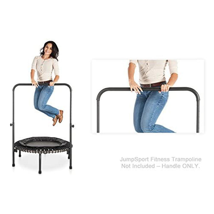JumpSport 350f Indoor Lightweight 39-Inch Trampoline and Handle Bar Accessory