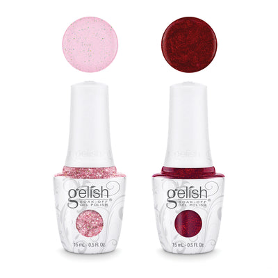 Gelish MINI Soak Off Gel Nail Polish Starter Kit, LED Light, Terrific Trio Set