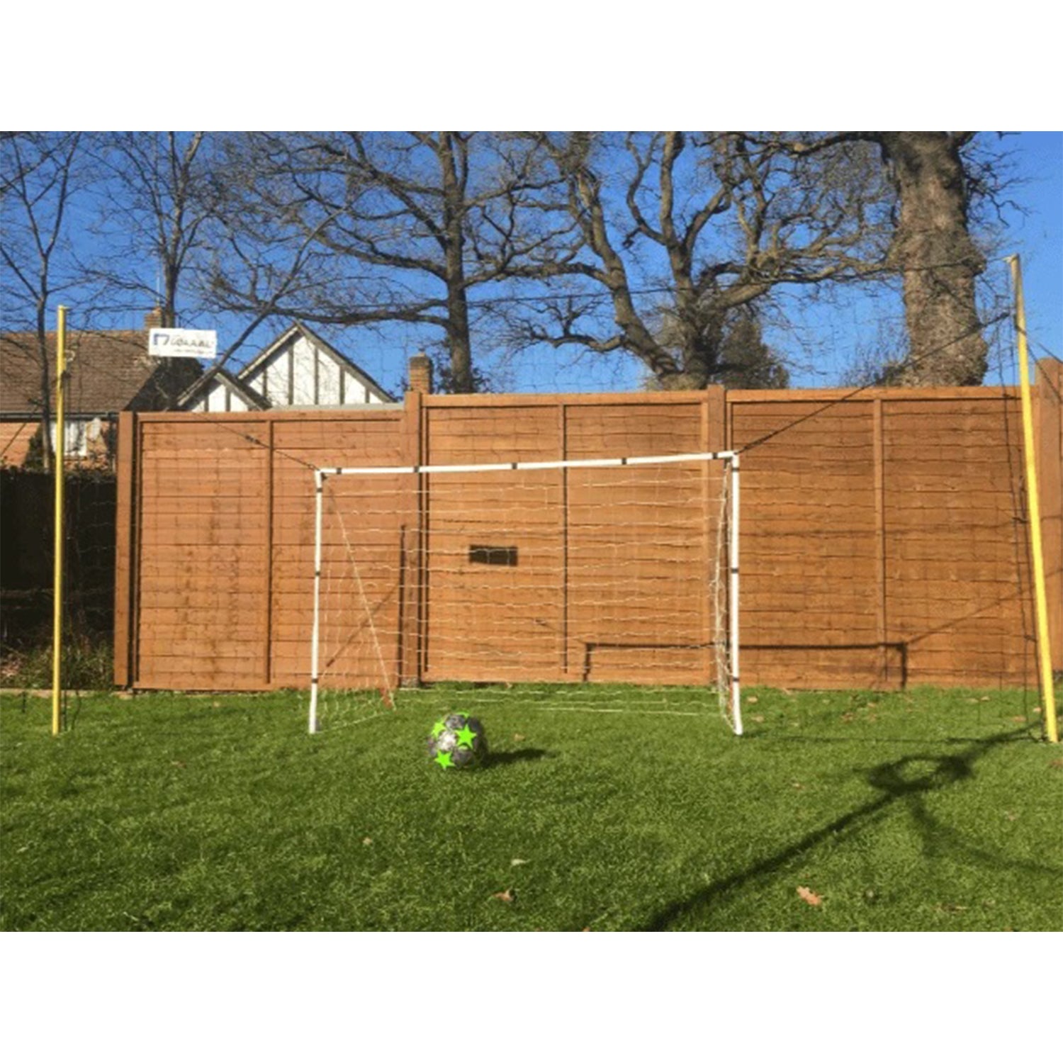 Open Goaaal 3 In 1 Goal Rebounder & Backstop Soccer Trainer Starter Net (Used) - VMInnovations