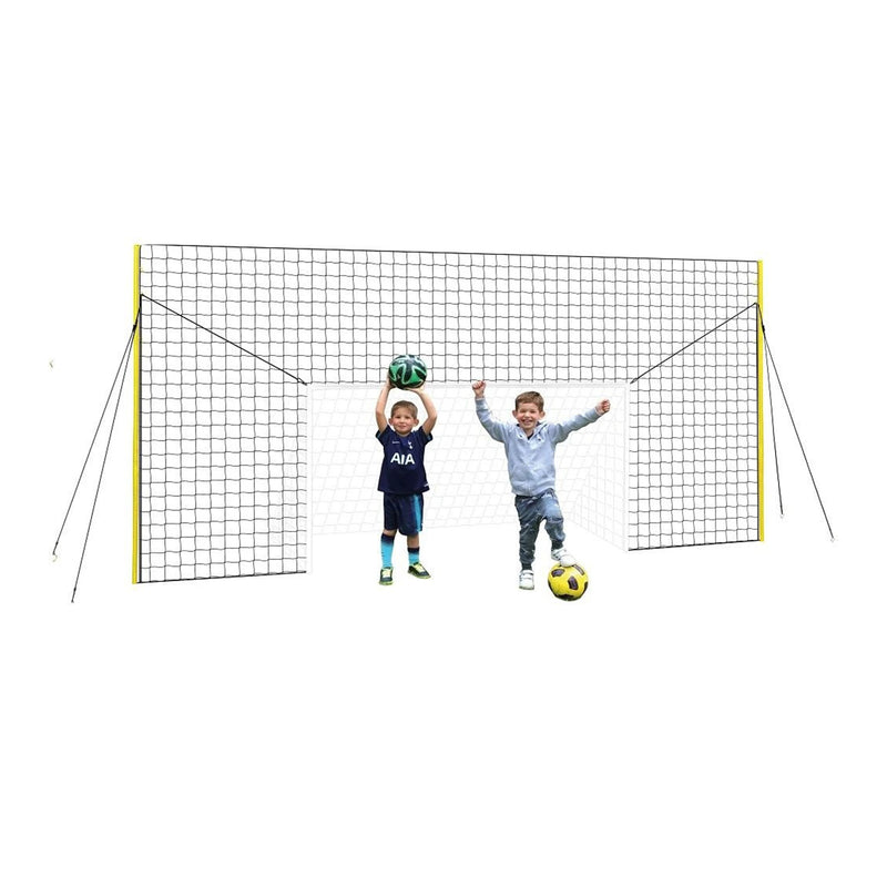 Open Goaaal 3 In 1 Goal Rebounder & Backstop Soccer Trainer Starter Net (Used)