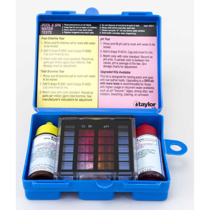 Taylor Basic Residential Swimming Pool & Spa Test Kit | K-1000 (Open Box)