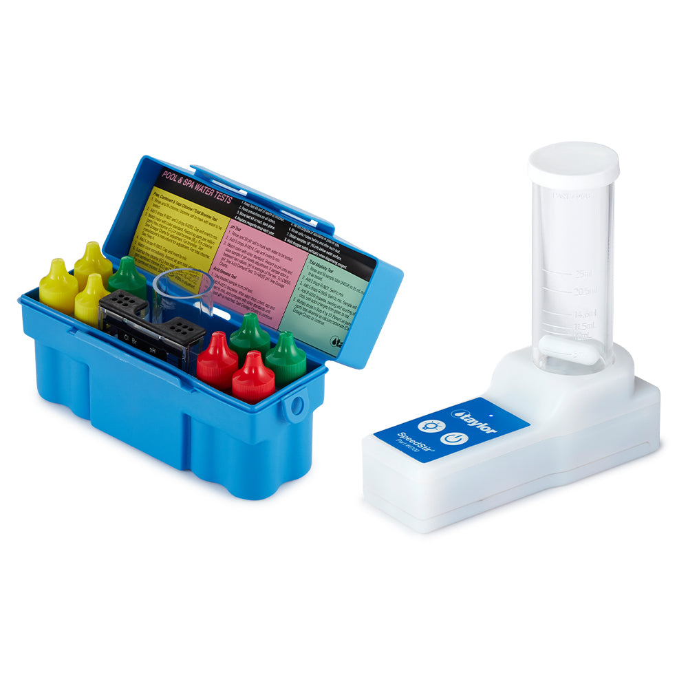 Taylor K-1004 Pool Test Kit and 9265 Magnetic Stirrer Speedstir Start-Up Pack - VMInnovations