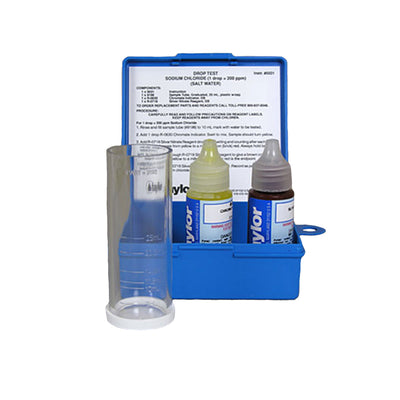 Taylor 2000 Service Complete and Salt Water Drop Swimming Pool and Spa Test Kits - VMInnovations