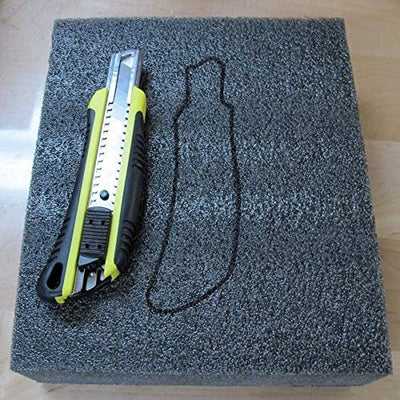 FastCap Kaizen Tool Drawer Organizer Customizing 30mm Foam Sheet, Black (2 Pack) - VMInnovations