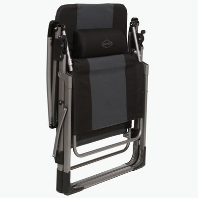 Kamp-Rite Camping Beach Patio Oversized Anti Gravity Folding Chair, Gray (Used) - VMInnovations