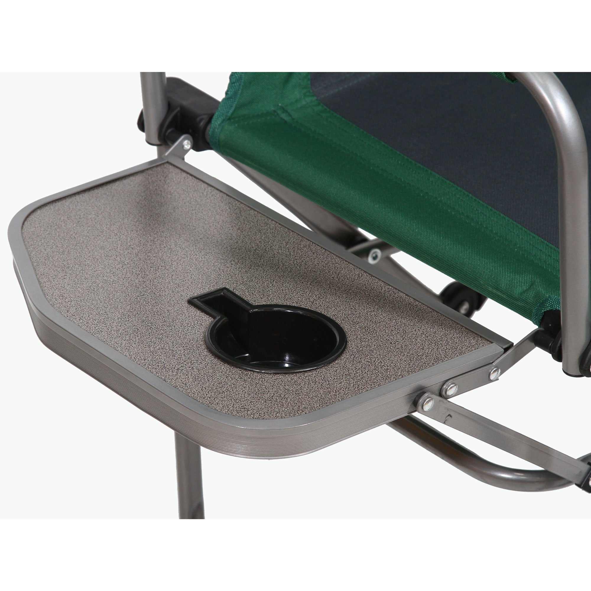 Kamp-Rite Folding Compact Director's Chair w/ Side Table (Open Box) - VMInnovations