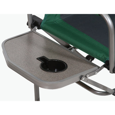 Kamp-Rite Folding Compact Director's Chair w/ Side Table (Open Box) - VMInnovations