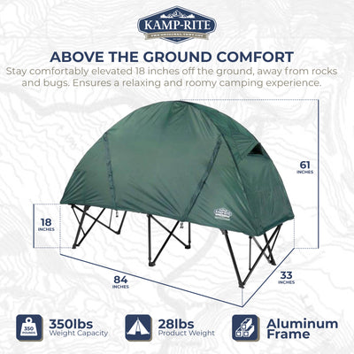 Kamp Rite CTC Compact Light Collapsible Backpacking Camping Tent Cot (For Parts) - VMInnovations