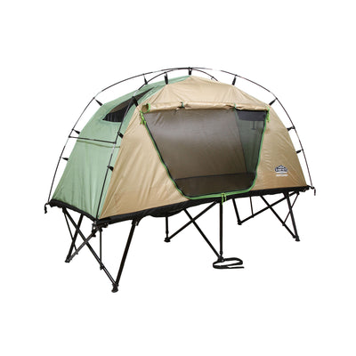 Kamp-Rite CTC Standard Compact Backpacking Camping Tent Cot, Tan (Used)