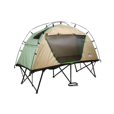 Kamp-Rite CTC Standard Collapsible Backpacking Camping Tent Cot, Tan (Open Box)