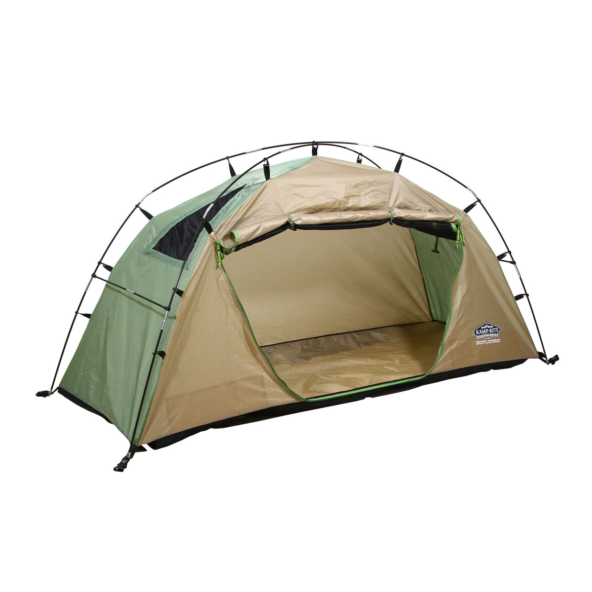 Kamp-Rite CTC Standard Compact Backpacking Camping Tent Cot, Tan (Used)